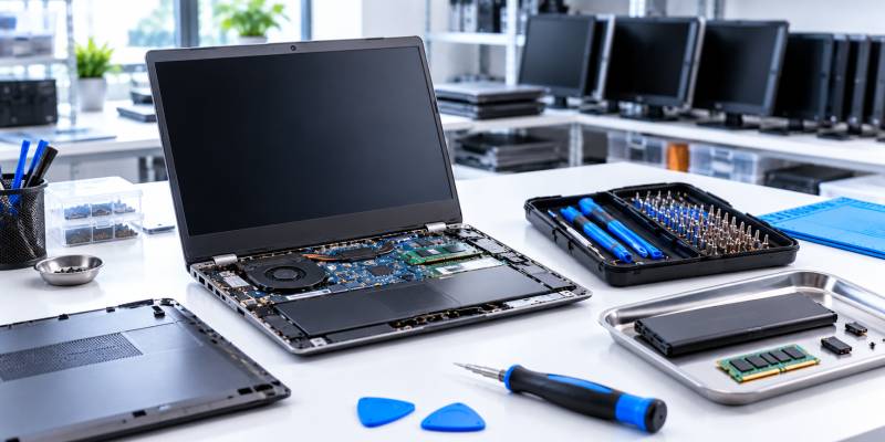 Priscom Computers repair workshop — Luthuli Avenue, Nairobi CBD
