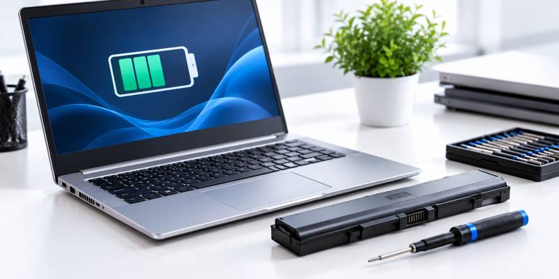 How to check an Ex-UK laptop's battery health before buying