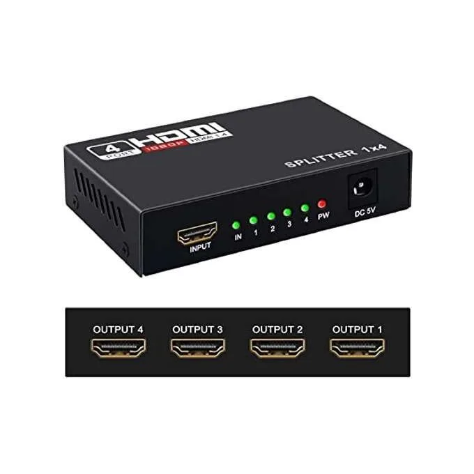 HDMI Splitter 1x4, 3D/4K view 1