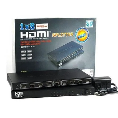 HDMI Splitter 1x8, 8 Port, Eight Outputs view 1