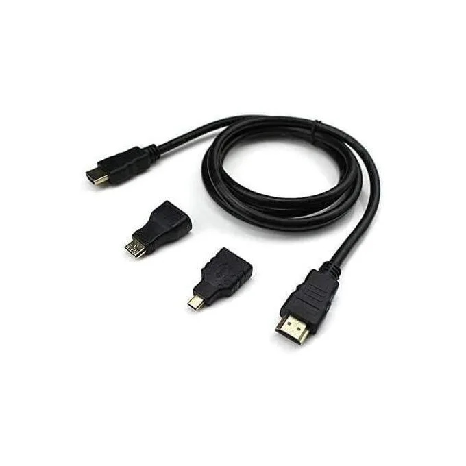 3-in-1 HDMI Cable - 1.5M, Phone to HDMI (Type-C/Micro USB/iOS) #2 view 1