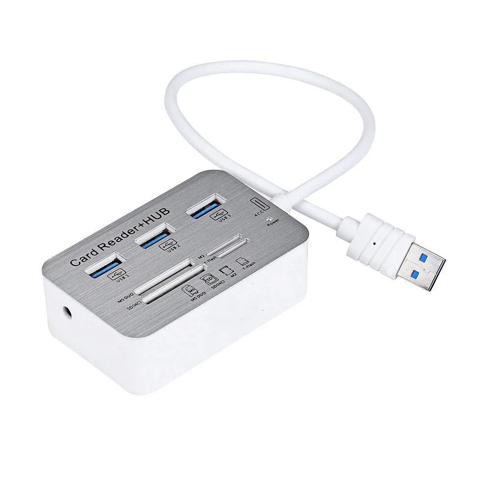 3-Port USB 3.0 Hub with Card Reader (MS/SD/M2/TF) #4