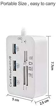 3-Port USB 3.0 Hub with Card Reader (MS/SD/M2/TF) #2 view 2