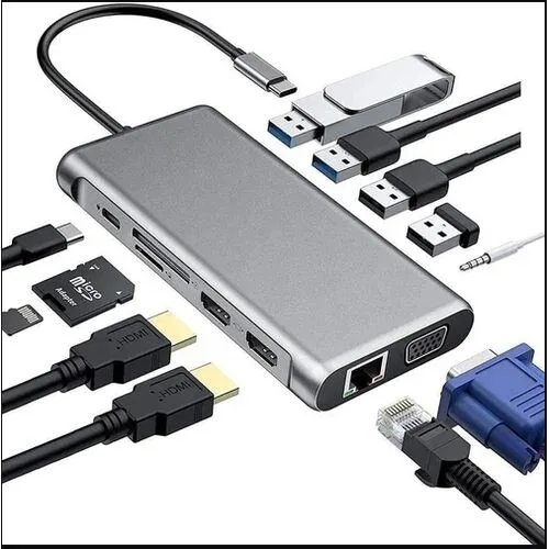 8-in-1 Type-C Hub Docking Station