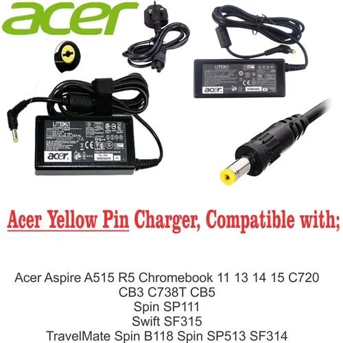 Acer Laptop Charger - Aspire 5750 5755 5810 5820 view 1