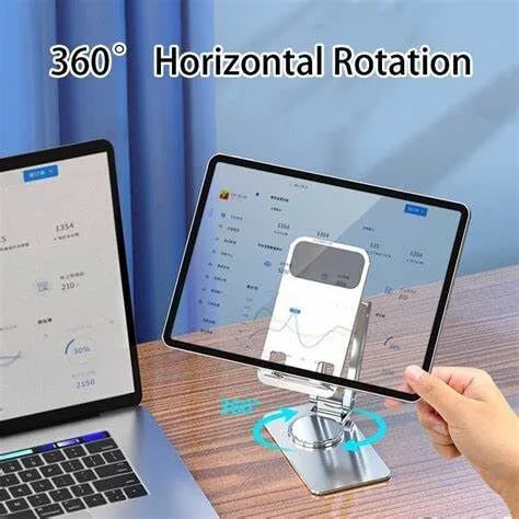 360° Rotating Desktop Phone Stand - All-Metal