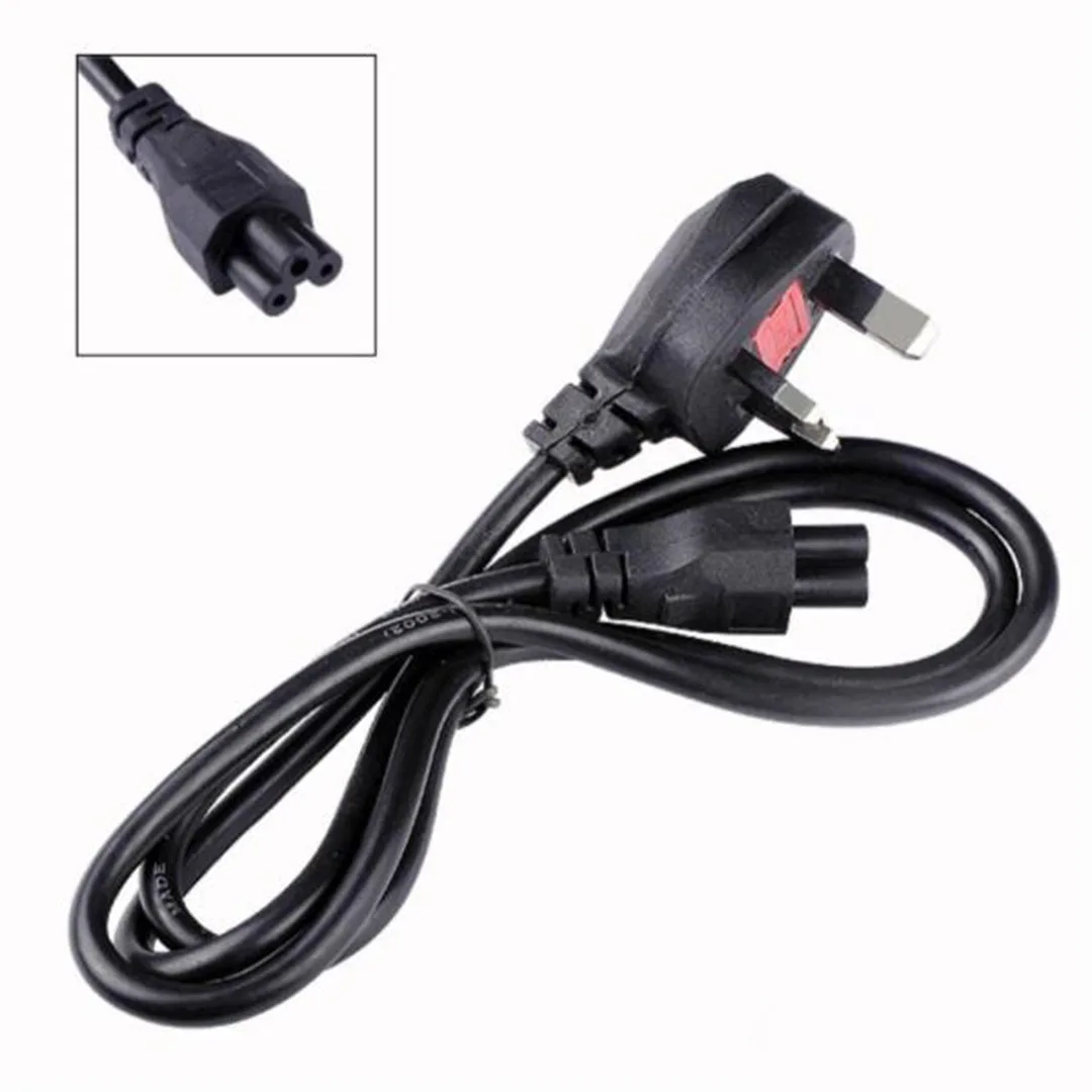 Laptop Power Cable (3-Pin) - 1.5M, Black view 1