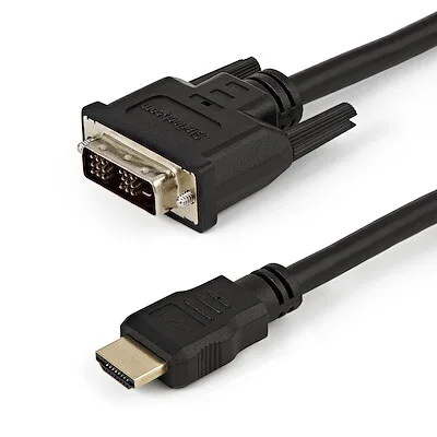 HDMI to DVI-D Cable - 1.5M, Bi-Directional view 1