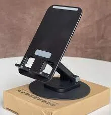 Desktop Smartphone Holder - Foldable Phone Stand, Adjustable Angle