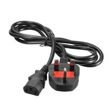 Computer/Desktop Power Cable (3-Pin) - 1.5M, Black #2 view 1
