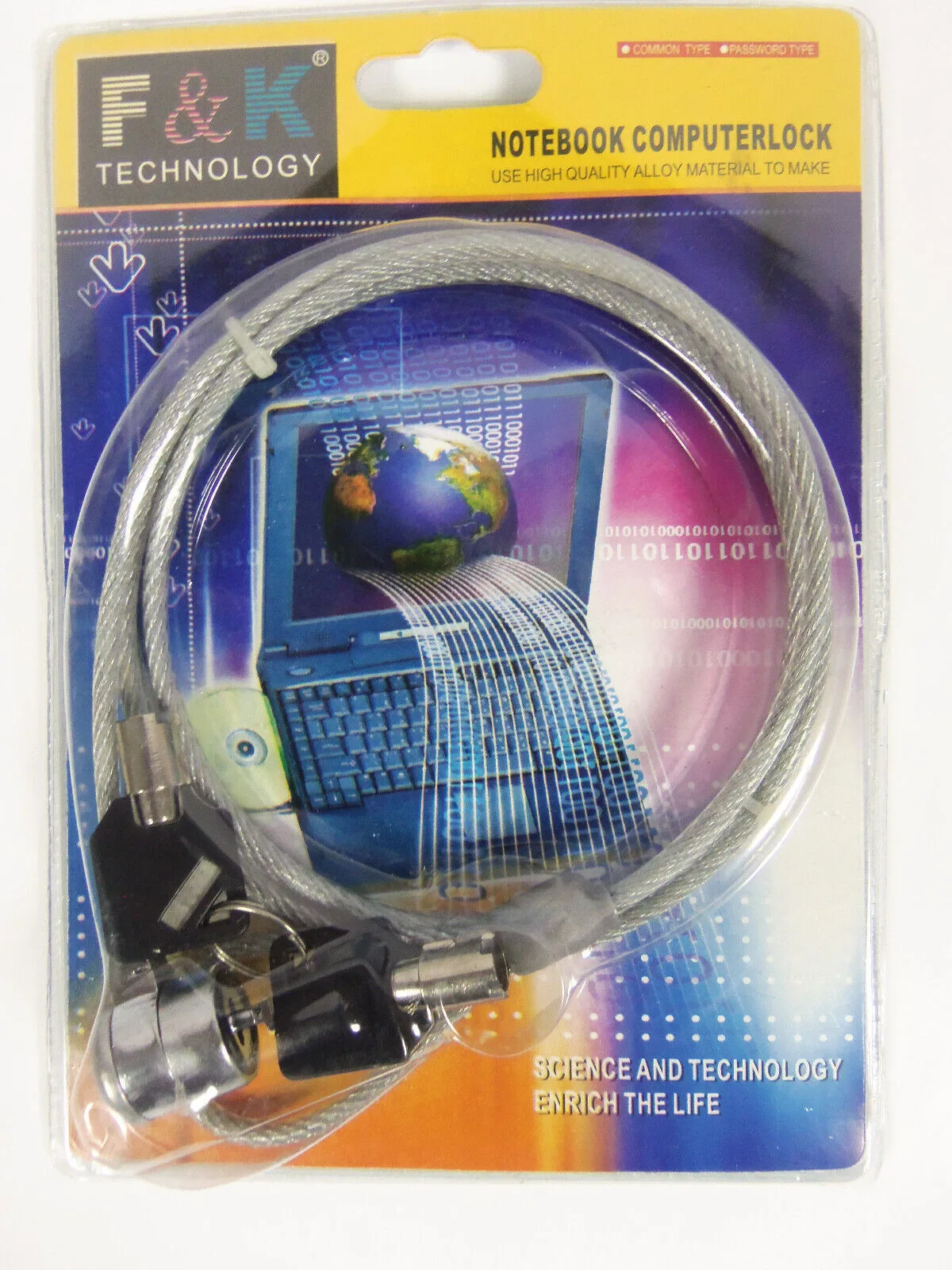 Computer/Laptop Security Lock - T-Bar view 2