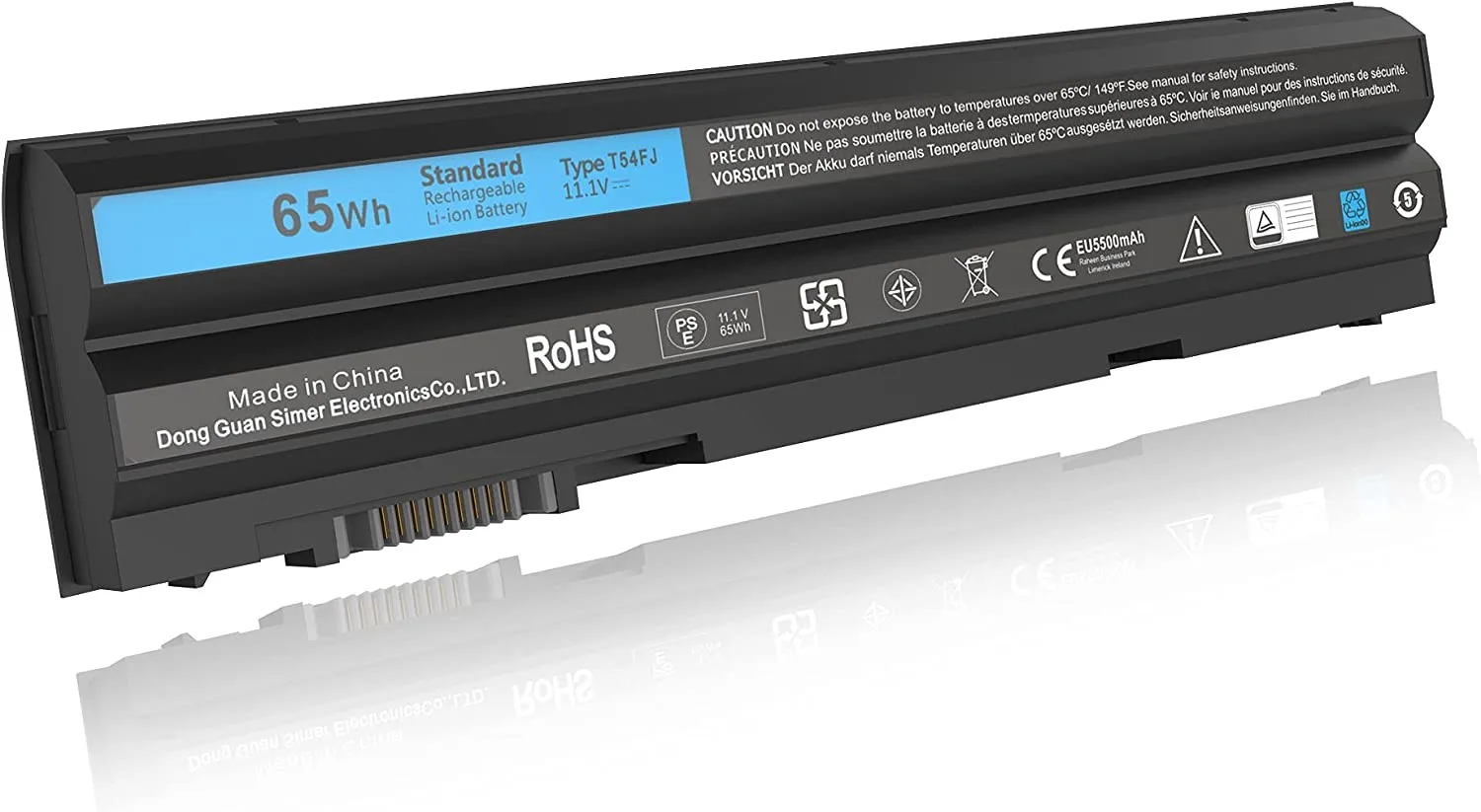 Dell Laptop Battery E6420 E6430 E6520 view 1