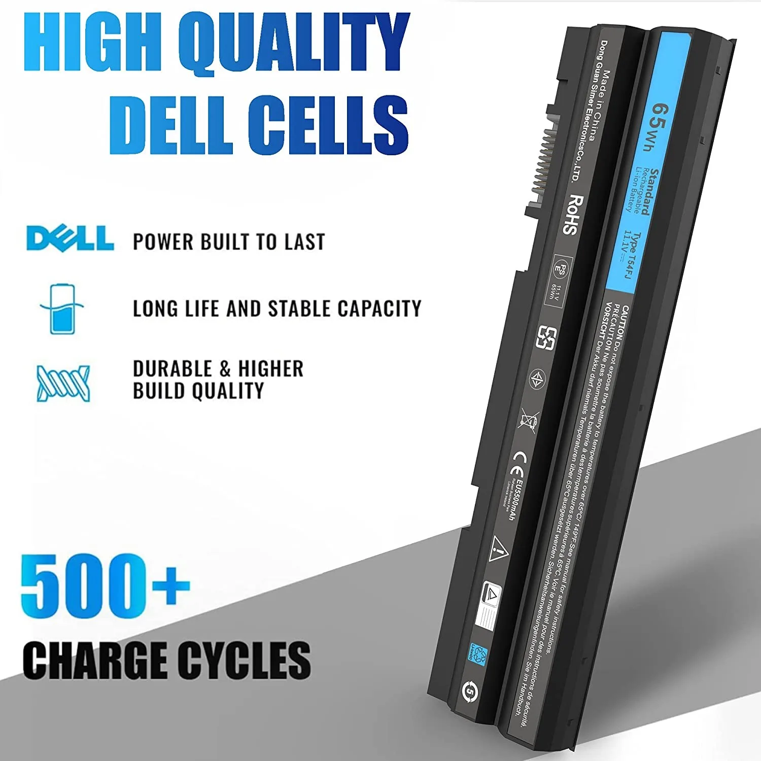 Dell Laptop Battery E6420 E6430 E6520 view 2