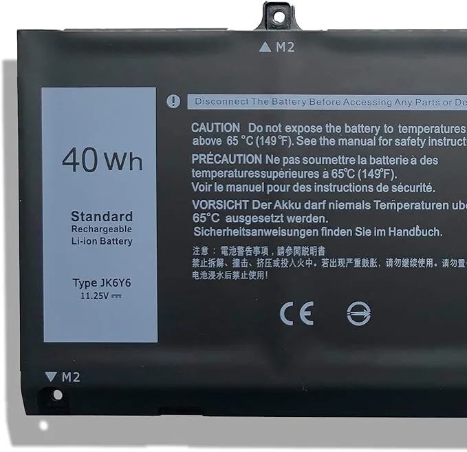Dell Laptop Battery Jk6Y6 view 1