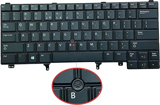 Replacement Laptop Keyboard for Dell Latitude E5420 E5430 E6220 E6230 view 1