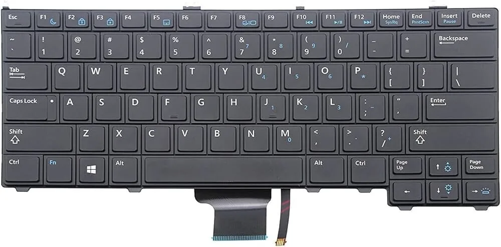 Replacement Laptop Keyboard for Dell Keyboards Backlit For Latitude E7240 view 2
