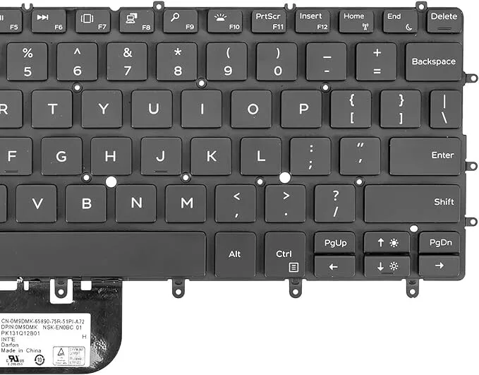 Replacement Laptop Keyboard for Dell Xps 13 9380 9370 9305 view 2