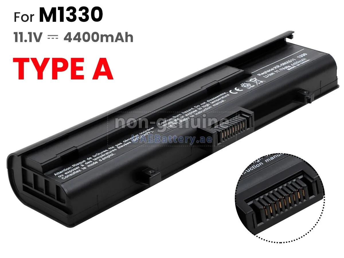 Dell Laptop Battery 1330 view 1