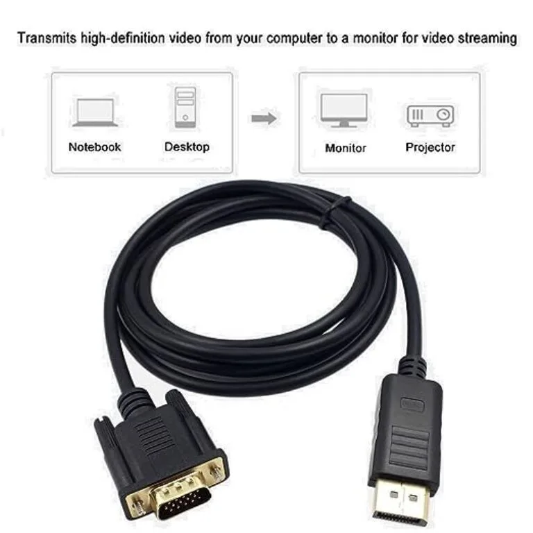 DisplayPort to VGA Cable - 1.5M view 2