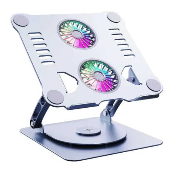 Adjustable Laptop Stand with Cooling Fan - up to 17"