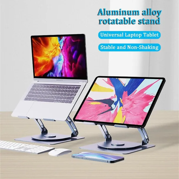 Adjustable Laptop Stand with Cooling Fan - up to 17" view 1