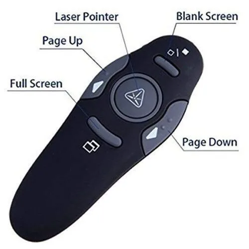 Wireless Presenter - PowerPoint Laser Pointer, 2.4GHz
