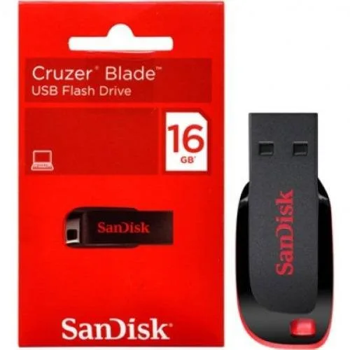 SanDisk Cruzer Blade USB Flash Drive - 16GB