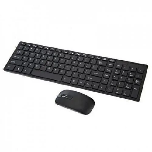 Wireless Mouse and Keyboard - 2.4GHz, Numeric Keypad, K-06 Black view 1