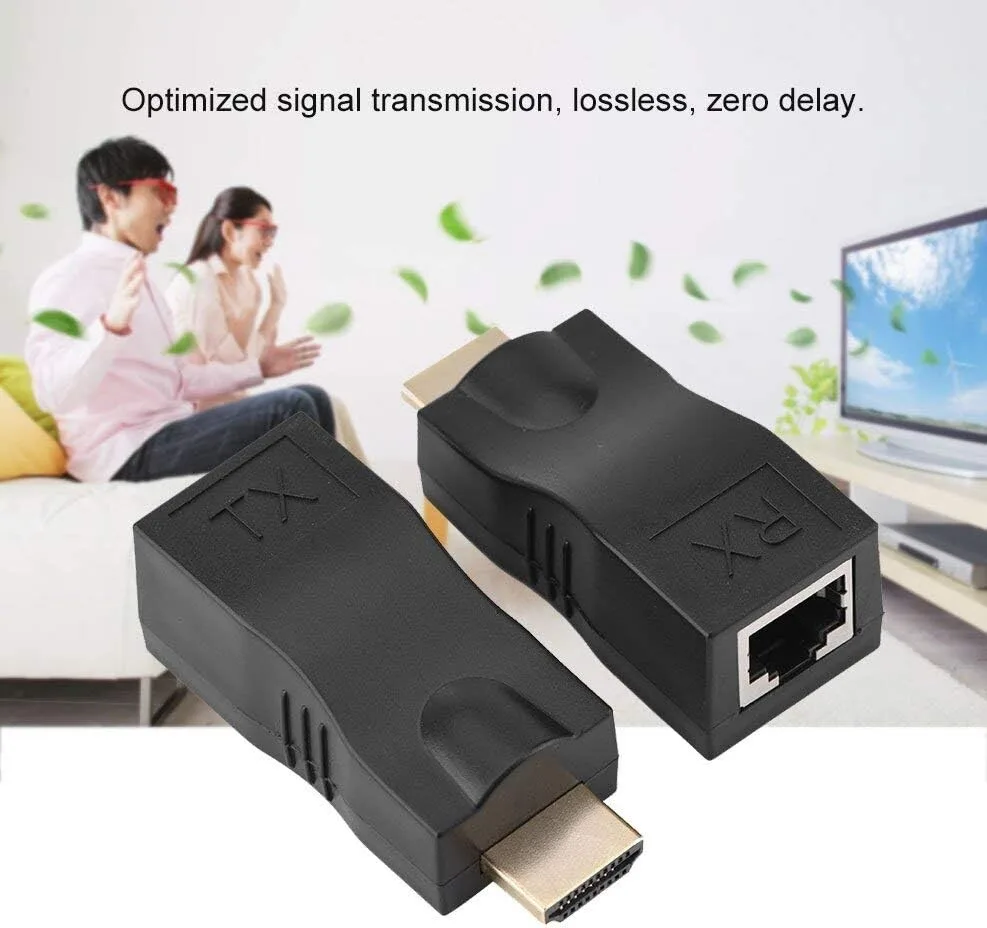 HDMI Extender - 30M (via Cat5e/Cat6) view 2
