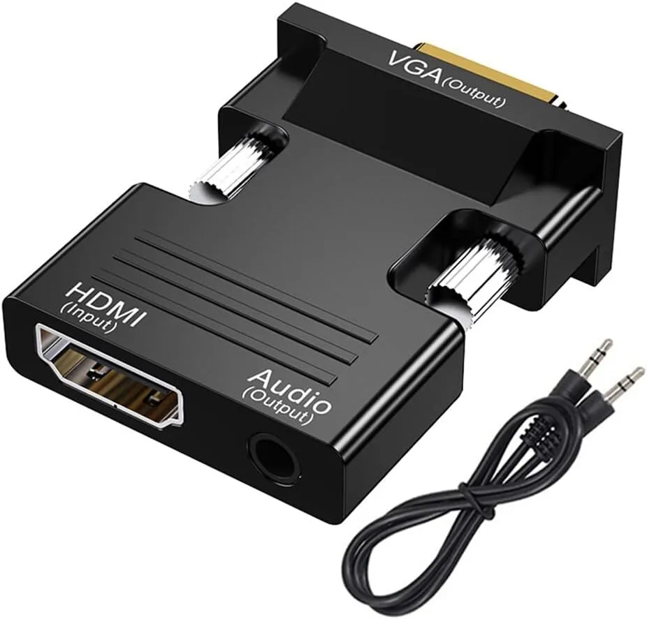 HDMI to VGA Adapter - 1080P, with Audio Cable view 2