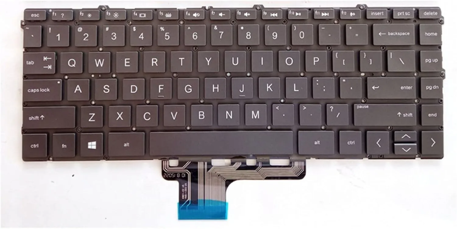 Replacement Laptop Keyboard for HP 13-4000 Backlit Silver Keyboard For