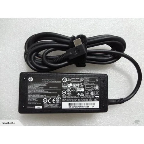 HP Laptop Charger - 65W Usb C Power Adapter view 1