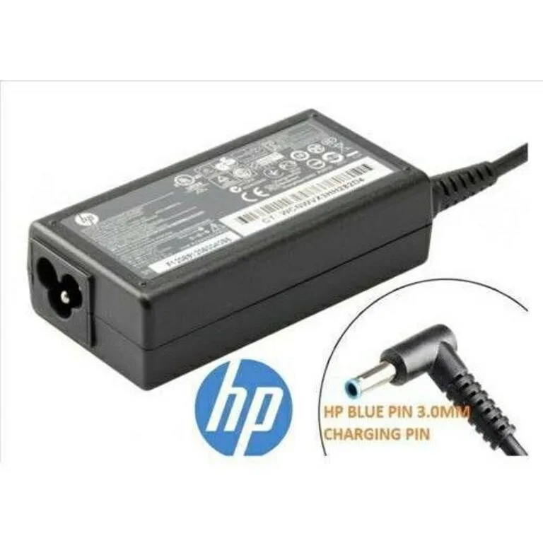 HP 45W Charger - 19.5V/2.31A, Blue Pin view 1