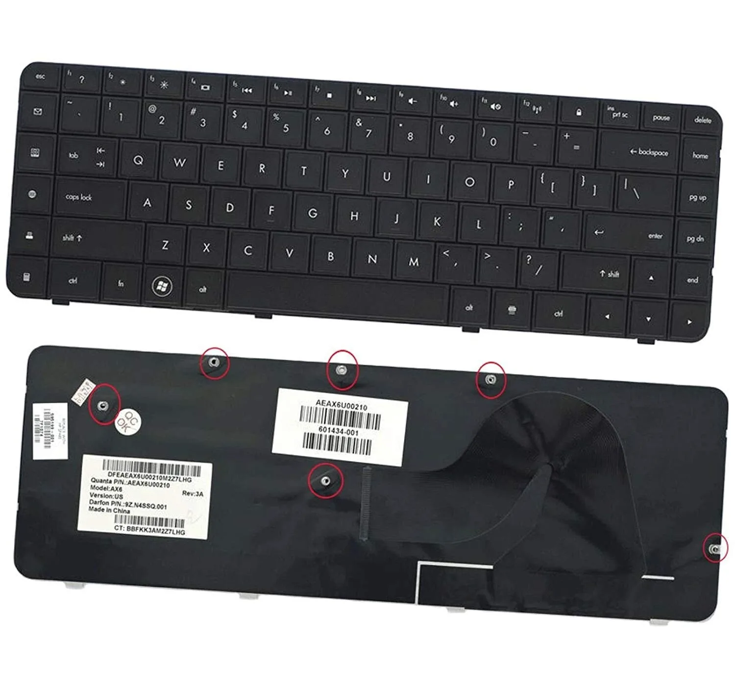 Replacement Laptop Keyboard for HP Compaq Presario Cq56 Cq62 G62 view 1