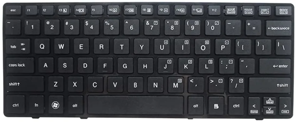 Replacement Laptop Keyboard for HP Elitebook 2560 2560P 2570 2570P view 1