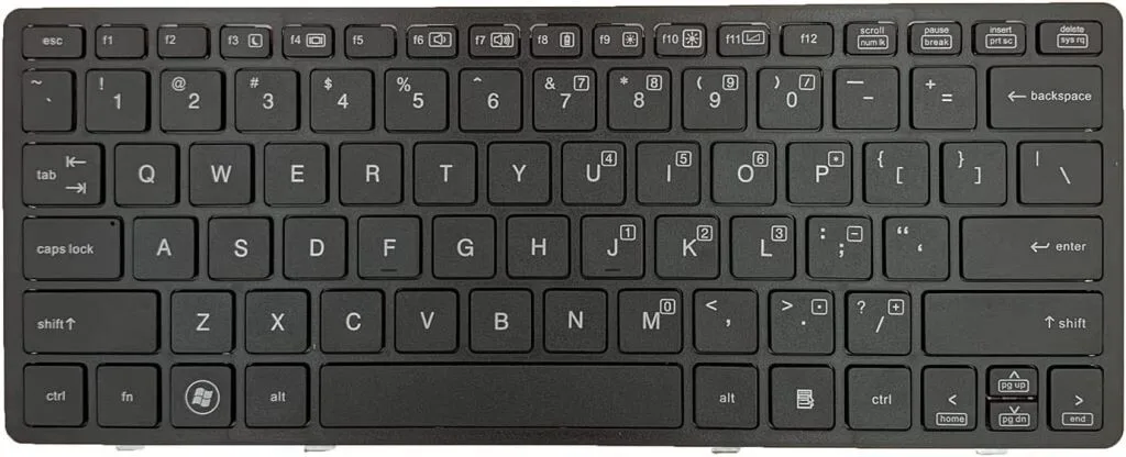 Replacement Laptop Keyboard for HP Elitebook 2560 2560P 2570 2570P view 2