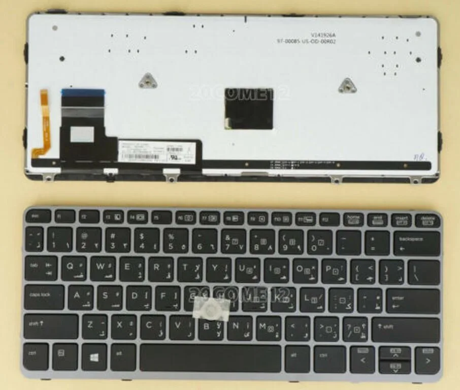 Replacement Laptop Keyboard for HP Elitebook 820 G1 820 G2 view 1