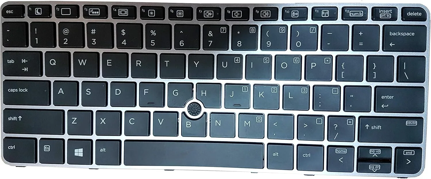Replacement Laptop Keyboard for HP Elitebook 820 G3 Keyboard-Backlit view 1