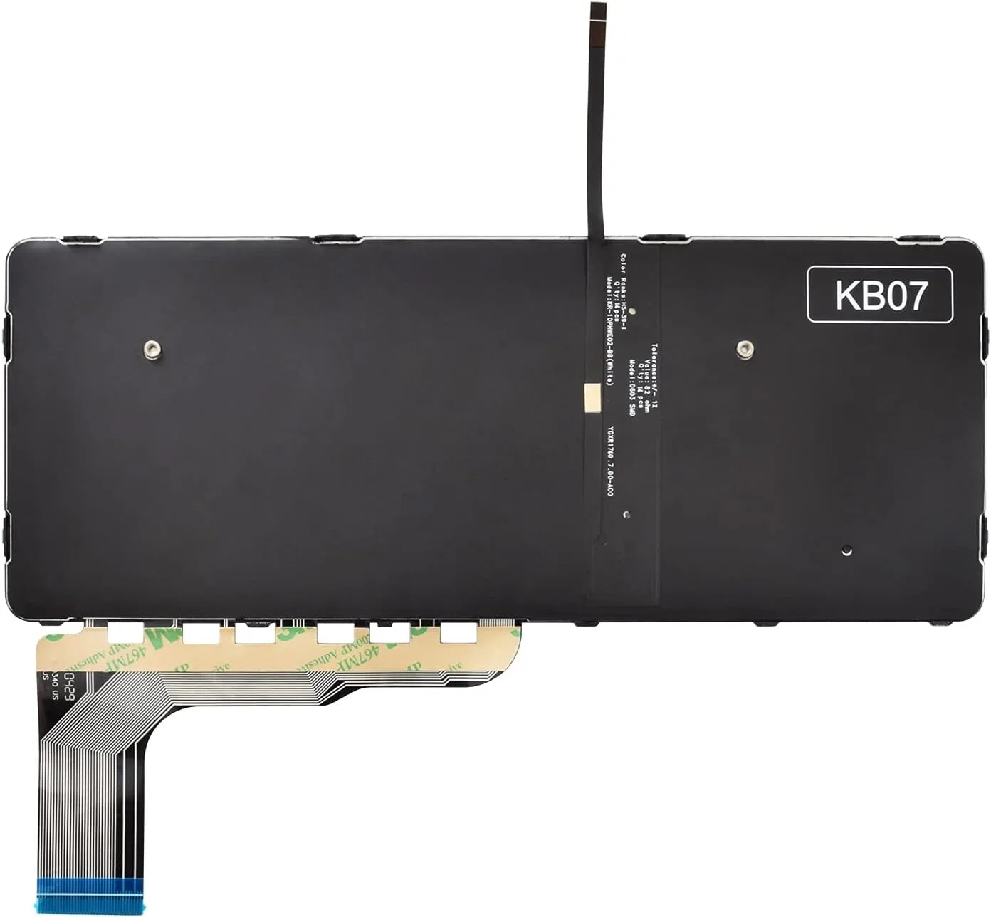 Replacement Laptop Keyboard for HP Elitebook 820 G3 Backlit view 2