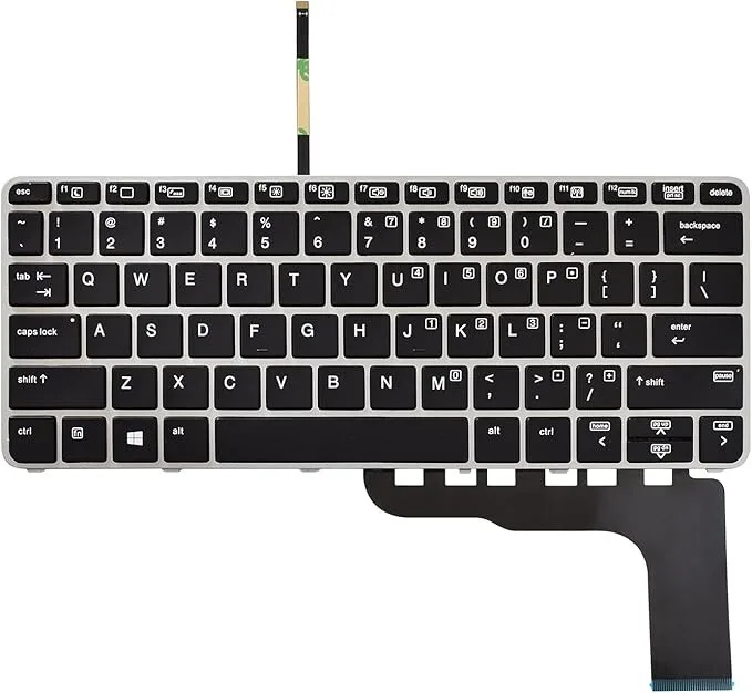Replacement Laptop Keyboard for HP Elitebook 820 G3 Keyboard-Backlit view 1