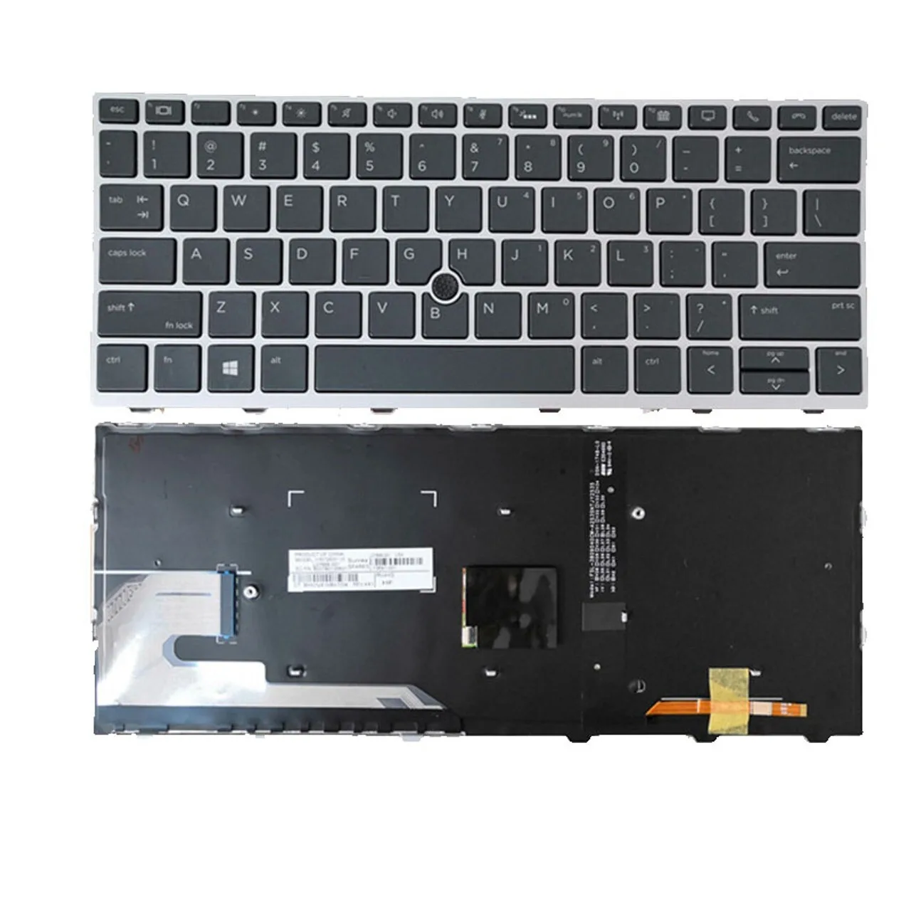Replacement Laptop Keyboard for HP 830 G5 Backlight view 1