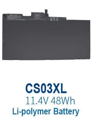 HP Laptop Battery Elitebook 840 G3/G4 Cs03Xl view 1