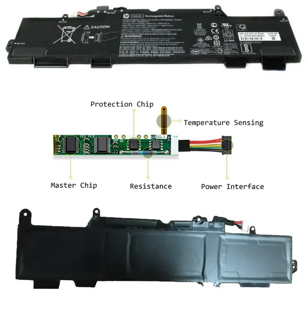 HP Laptop Battery Elitebook 840 G5 Ss03Xl Original view 2