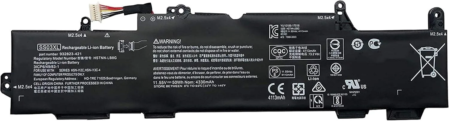 HP Laptop Battery Elitebook 840-G5 830 G5 730 view 2