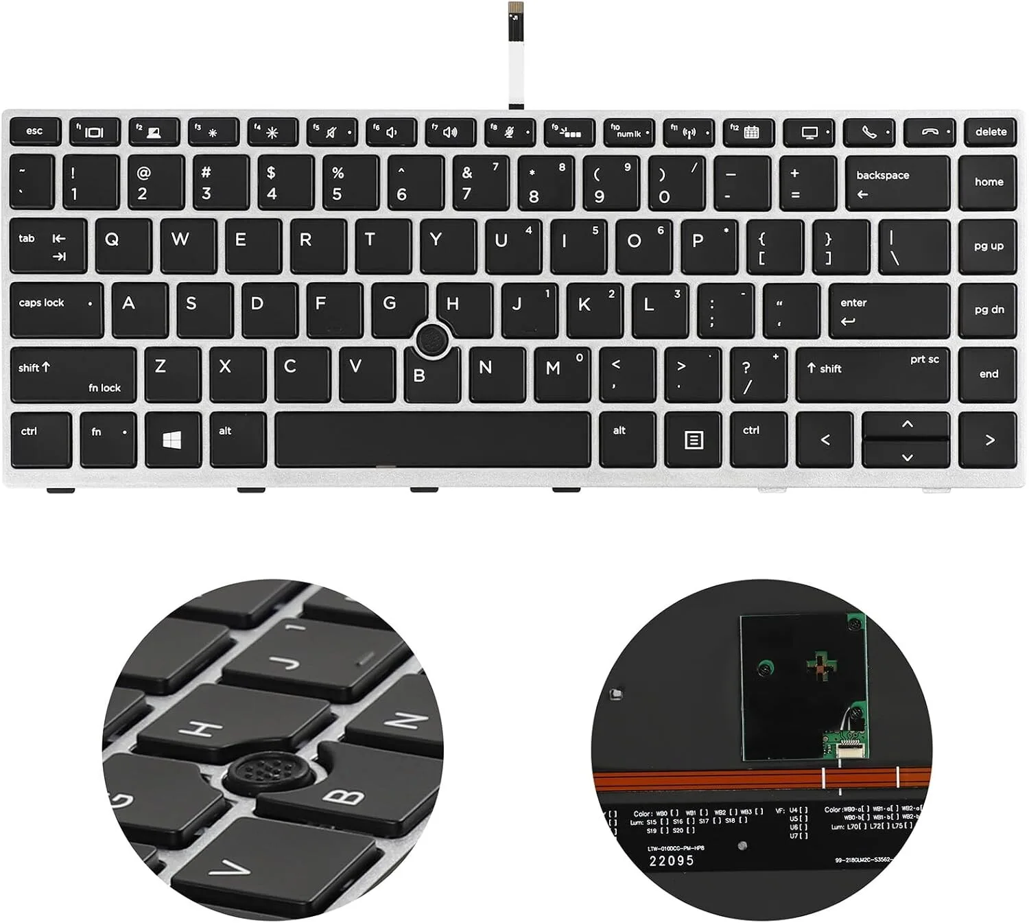 Replacement Laptop Keyboard for HP 840 G5 view 1