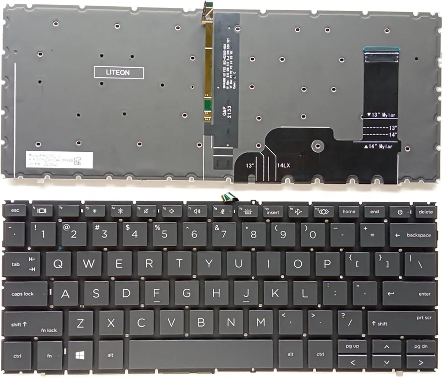 Replacement Laptop Keyboard for HP Probook 440 G9 840 G9 view 2