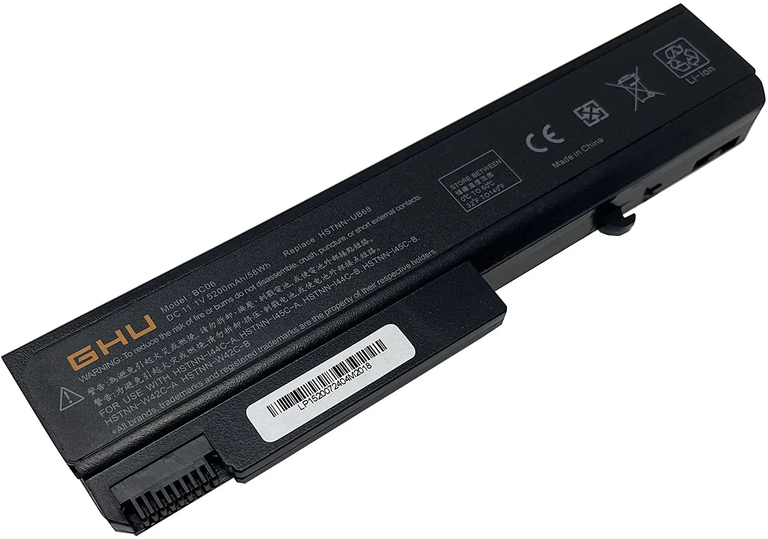 HP Laptop Battery Elitebook 8440P view 1