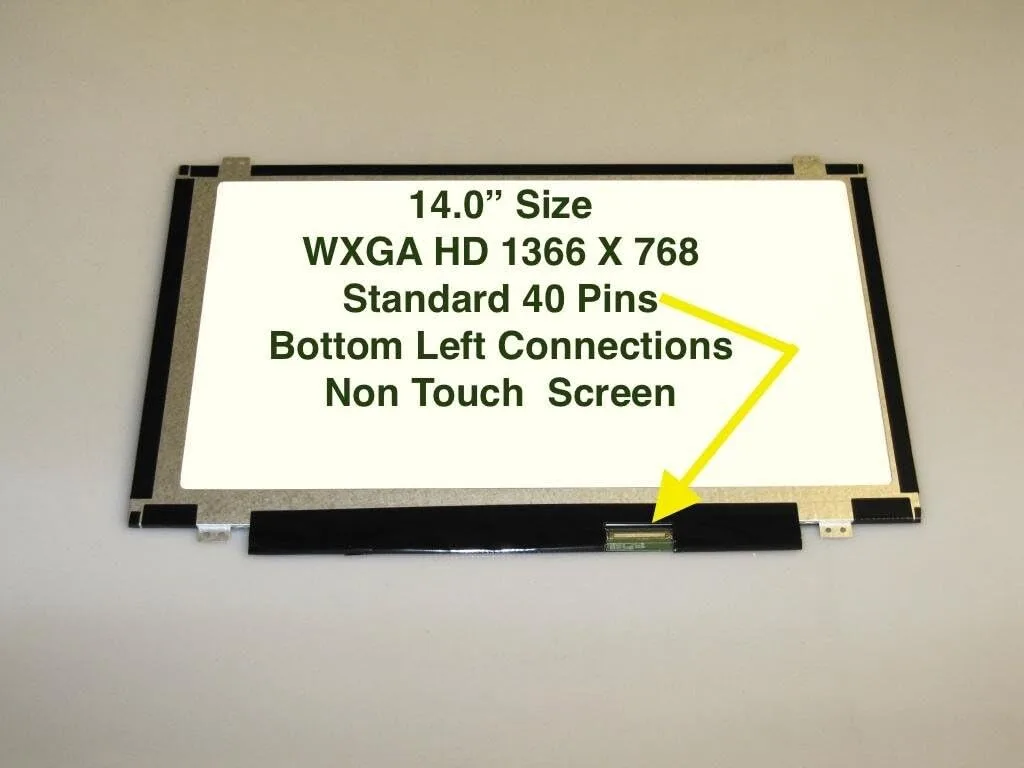 HP EliteBook 8460P Series Replacement LCD Screen - 14"