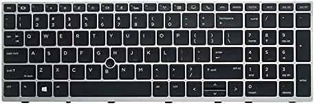 Replacement Laptop Keyboard for HP Elitebook 850 G5 Backlit view 1
