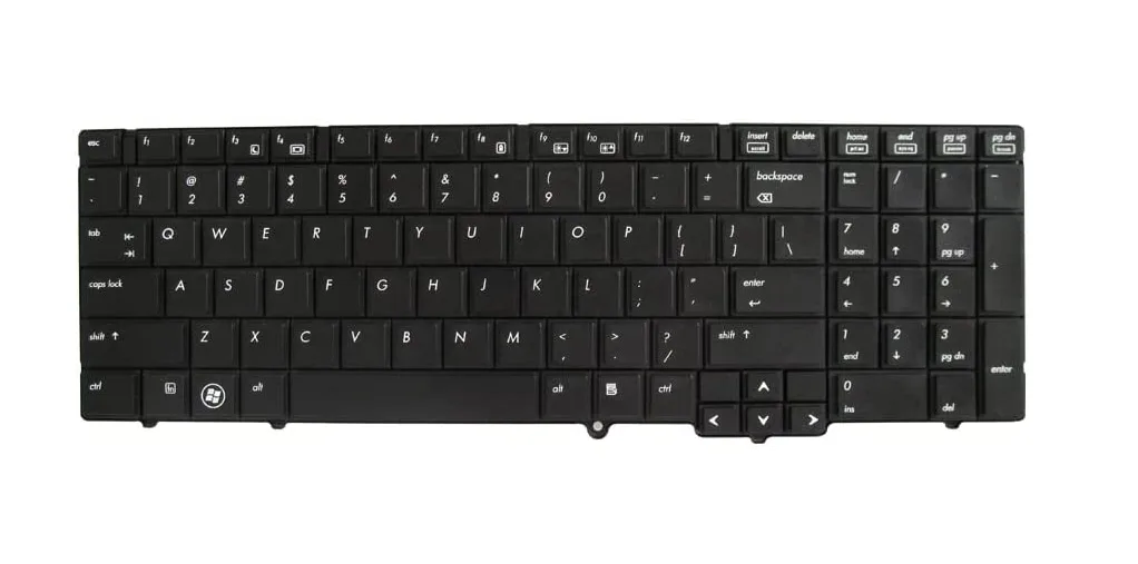Replacement Laptop Keyboard for HP Elitebook 8540 8540P 8540W view 1